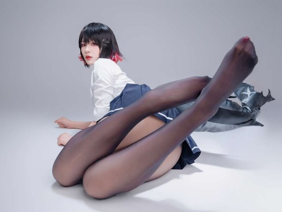 轩萧学姐 – 鲨鱼妹JK(100P)